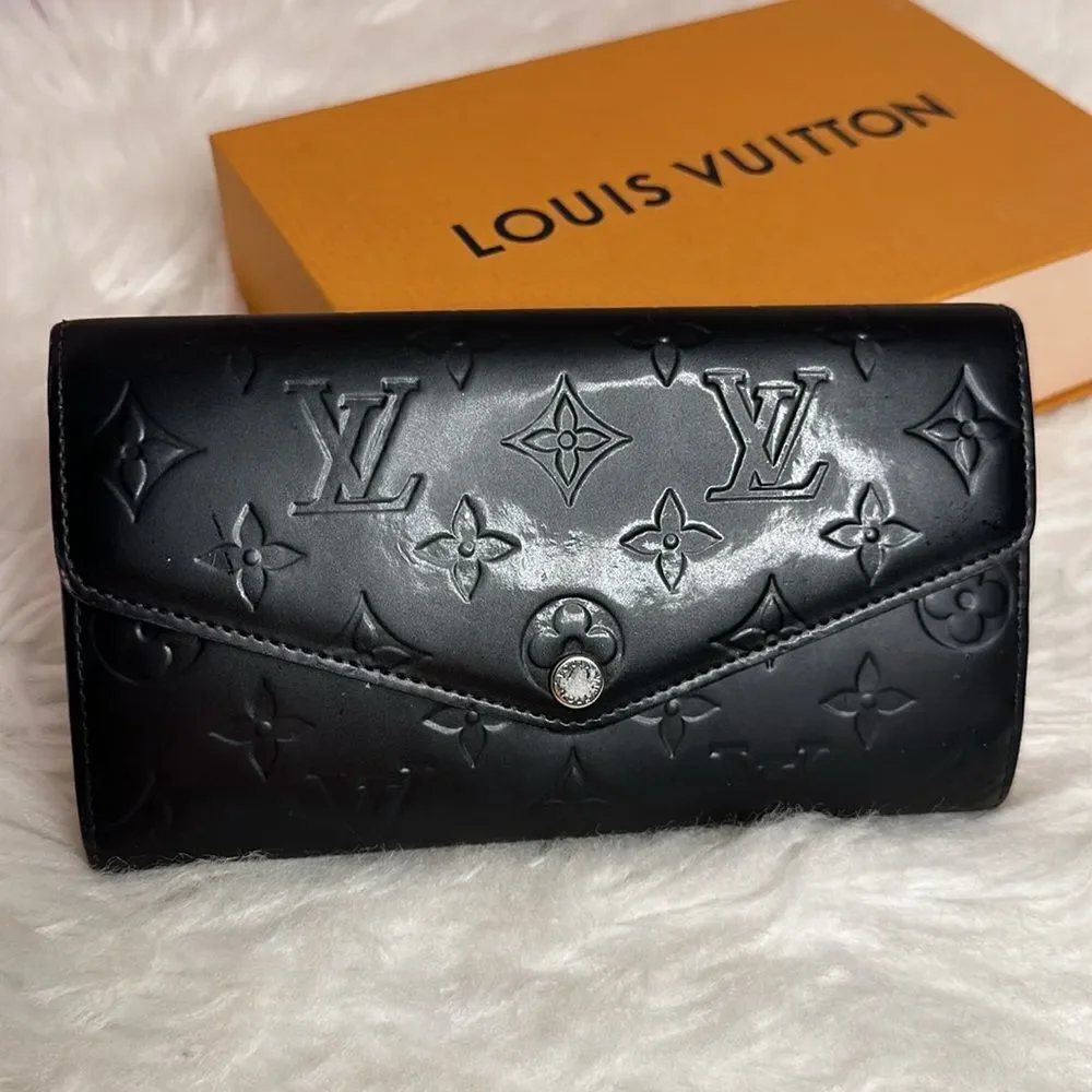 💯Authentic Louis Vuitton Vernis Impriente Long Wallet🍀